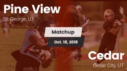 Matchup: Pine View High vs. Cedar  2018