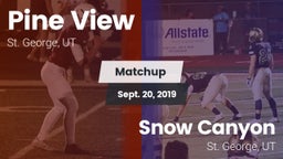 Matchup: Pine View High vs. Snow Canyon  2019