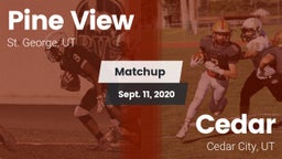 Matchup: Pine View High vs. Cedar  2020