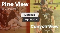 Matchup: Pine View High vs. Canyon View  2020