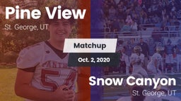 Matchup: Pine View High vs. Snow Canyon  2020