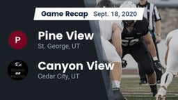 Recap: Pine View  vs. Canyon View  2020