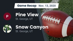 Recap: Pine View  vs. Snow Canyon  2020
