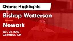 Bishop Watterson  vs Newark  Game Highlights - Oct. 22, 2022