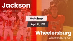 Matchup: Jackson  vs. Wheelersburg  2017
