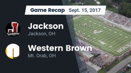 Recap: Jackson  vs. Western Brown  2017