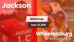 Matchup: Jackson  vs. Wheelersburg  2018