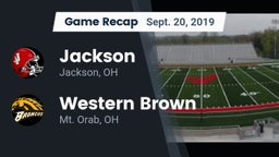 Recap: Jackson  vs. Western Brown  2019