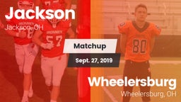 Matchup: Jackson  vs. Wheelersburg  2019