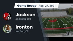 Recap: Jackson  vs. Ironton  2021