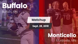 Matchup: Buffalo  vs. Monticello  2018