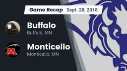 Recap: Buffalo  vs. Monticello  2018
