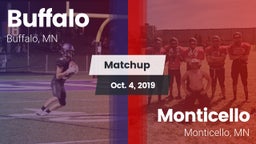 Matchup: Buffalo  vs. Monticello  2019