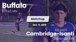 Matchup: Buffalo  vs. Cambridge-Isanti  2019