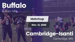 Matchup: Buffalo  vs. Cambridge-Isanti  2020