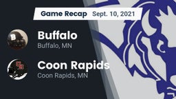 Recap: Buffalo  vs. Coon Rapids  2021