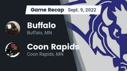 Recap: Buffalo  vs. Coon Rapids  2022