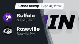 Recap: Buffalo  vs. Roseville  2023