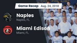 Recap: Naples  vs. Miami Edison  2018