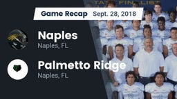 Recap: Naples  vs. Palmetto Ridge  2018