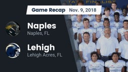 Recap: Naples  vs. Lehigh  2018