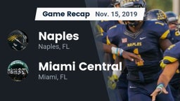 Recap: Naples  vs. Miami Central  2019