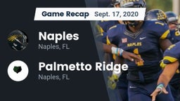 Recap: Naples  vs. Palmetto Ridge  2020