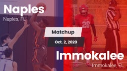 Matchup: Naples  vs. Immokalee  2020