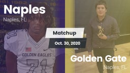 Matchup: Naples  vs. Golden Gate  2020