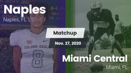 Matchup: Naples  vs. Miami Central  2020