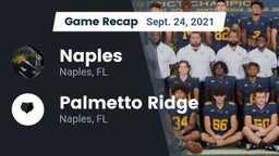 Recap: Naples  vs. Palmetto Ridge  2021