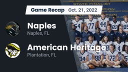 Recap: Naples  vs. American Heritage  2022