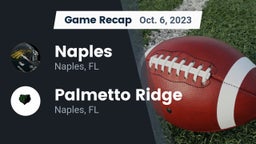 Recap: Naples  vs. Palmetto Ridge  2023
