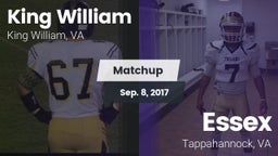Matchup: King William High vs. Essex  2017