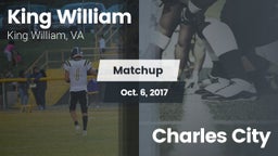 Matchup: King William High vs. Charles City  2017