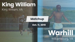 Matchup: King William High vs. Warhill  2019