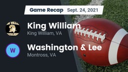 Recap: King William  vs. Washington & Lee  2021