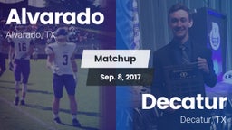 Matchup: Alvarado  vs. Decatur  2017