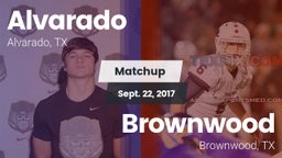 Matchup: Alvarado  vs. Brownwood  2017