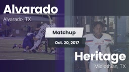 Matchup: Alvarado  vs. Heritage  2017