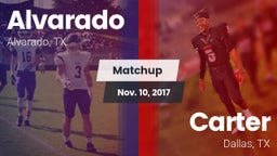 Matchup: Alvarado  vs. Carter  2017
