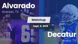 Matchup: Alvarado  vs. Decatur  2019
