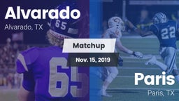 Matchup: Alvarado  vs. Paris  2019