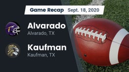 Recap: Alvarado  vs. Kaufman  2020