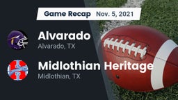 Recap: Alvarado  vs. Midlothian Heritage  2021