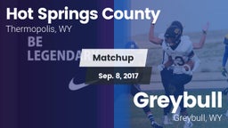 Matchup: Hot Springs County vs. Greybull  2017