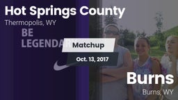 Matchup: Hot Springs County vs. Burns  2017