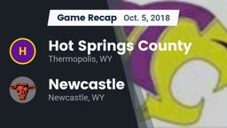 Recap: Hot Springs County  vs. Newcastle  2018