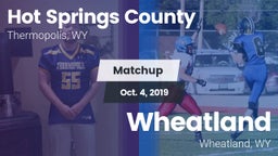 Matchup: Hot Springs County vs. Wheatland  2019