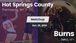 Matchup: Hot Springs County vs. Burns  2019